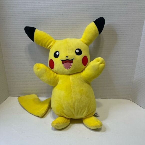 Pokemon Pikachu Plush Doll Light Up Stuffed Toy WCT 2021 Official Pokémon 12" Ta - Picture 2 of 6